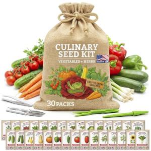 Heirloom Vegetable & Herb Seeds Variety Pack