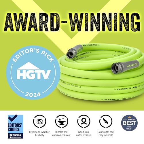 Flexzilla Lightweight 50 ft Garden Hose, Drink Safe