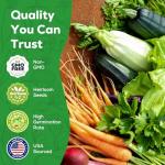 10 Non-GMO Heirloom Vegetable Seeds for Home Garden