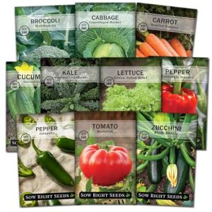 Classic Vegetable Garden Seed Collection - Non-GMO