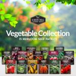 15 Heirloom Vegetable Garden Seed Collection