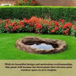 Small Faux Rock Garden Water Pond - 17 Gallons