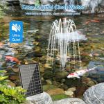 Solar Fountain Pump with Battery Backup Kit