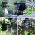 Pond Waterfall Spillway Kit with Pump & Tubing