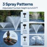 VIVOHOME 530 GPH Submersible Pond Filter Pump