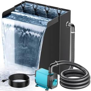 Pond Waterfall Spillway with 660GPH Pump Kit