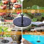 Upgraded Solar Fountain Pump for Bird Baths