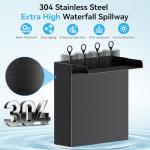 Pond Waterfall Spillway with 660GPH Pump Kit