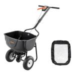 VEVOR 60LB Push Spreader with 8-Inch Tires