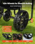 VEVOR Push Broadcast Spreader with 10" Tires