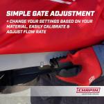 Chapin 25-Pound Handheld Seed Spreader, Red