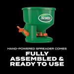 Scotts Hand-Powered Lawn Spreader for Seeds & Fertilizers
