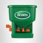 Scotts Hand-Powered Lawn Spreader for Seeds & Fertilizers