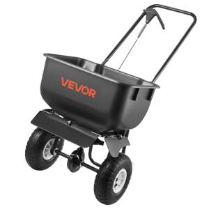 VEVOR 12ft Push Lawn Spreader with 80lbs Capacity