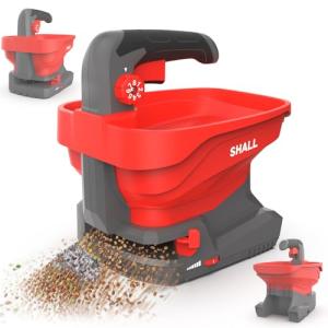 SHALL Battery-Powered Fertilizer Spreader with 8 Settings