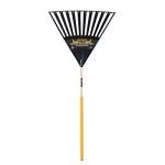 True Temper Clog-Free Poly Leaf Rake, 24-Inch