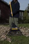 True Temper Clog-Free Poly Leaf Rake, 24-Inch