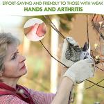 MEPEREZ Heavy Duty Pruning Shears for Easy Gardening