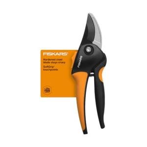 Fiskars Ergonomic Bypass Pruning Shears, 5/8" Cut