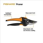 Fiskars Ergonomic Bypass Pruning Shears, 5/8" Cut