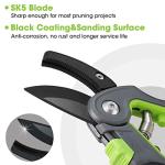 WORKPRO 8” Anvil Pruning Shears for Gardening