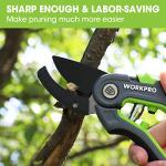 WORKPRO 8” Anvil Pruning Shears for Gardening