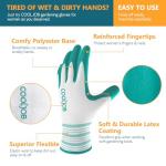 6 Pairs Women's Gardening Gloves with Grip