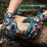 Women’s Floral Gardening Gloves with Grip
