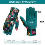 Women’s Floral Gardening Gloves with Grip