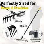 BlumeTrec Heavy Duty Adjustable Bow Rake