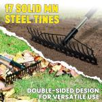 BlumeTrec Heavy Duty Adjustable Bow Rake