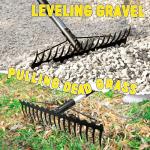 BlumeTrec Heavy Duty Adjustable Bow Rake