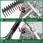 63'' Heavy Duty Bow Rake with Stainless Steel Handle