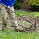 63'' Heavy Duty Bow Rake with Stainless Steel Handle