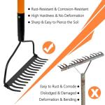 Nohovu 14 Tine Heavy Duty Garden Rake