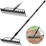 Heavy Duty 49'' Bow Rake with Stainless Steel Handle