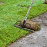 15-Inch Bow Rake with Adjustable Stainless Steel Handle