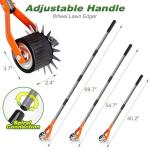 Walensee Manual Wheel Rotary Lawn Edger Tool