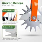 Walensee Manual Wheel Rotary Lawn Edger Tool