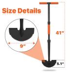 41-Inch Manual Lawn Edger with T-Grip Handle