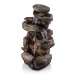 40" 4-Tier Rock Fountain with LED Lights