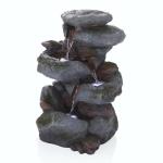 22" Tall 3-Tier Rock Waterfall Fountain