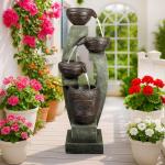 Naturefalls 40" LED Lighted Outdoor Water Fountain