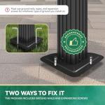 YITAHOME 10x12 FT Aluminum Frame Hard Top Gazebo