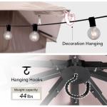 10'x10' Heavy Duty Patio Gazebo with Nets