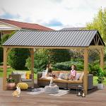 12' x 14' Aluminum Hardtop Patio Gazebo