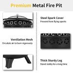 Hykolity 31" Fire Pit and Grill Combo