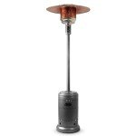 Amazon Basics Slate Patio Heater, Gray, 226 cm