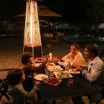 EAST OAK 48,000 BTU Pyramid Patio Heater