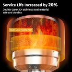 EAST OAK 50,000 BTU Propane Patio Heater